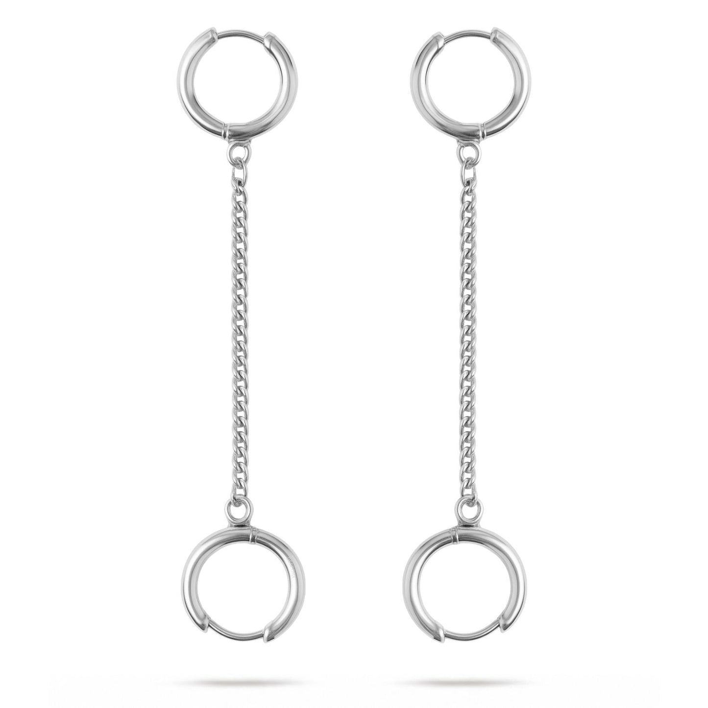 Oorbellen Voor Loop Oordopjes Zilver RVS