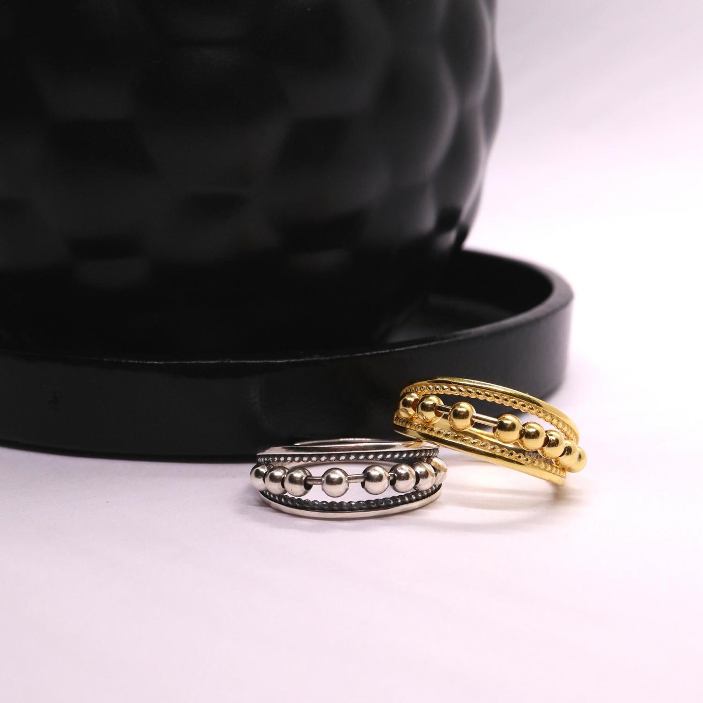Anxiety Ring (Golf) zilver 925 Gold Plated varianten