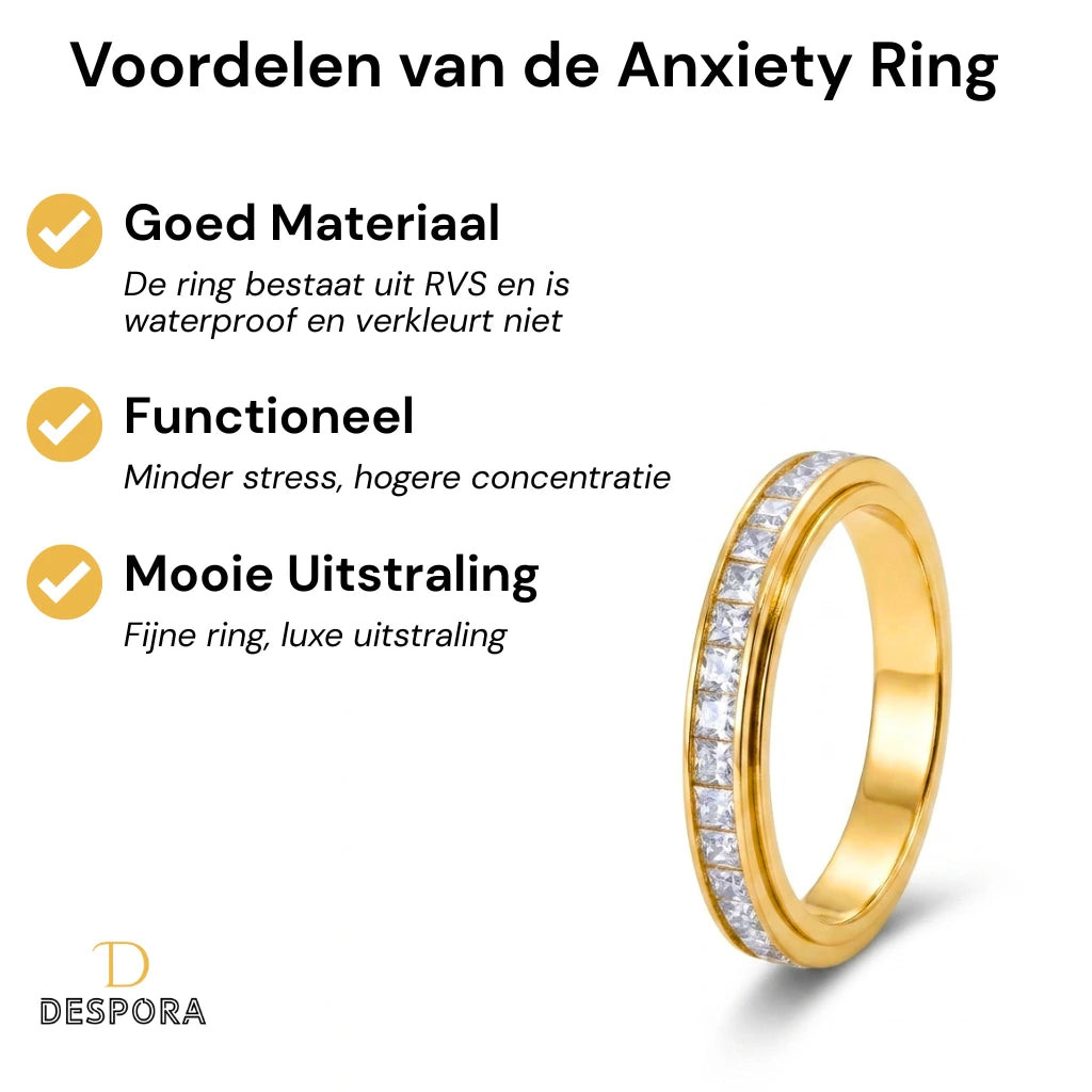 Anxiety Ring (Spark) Goud voordelen