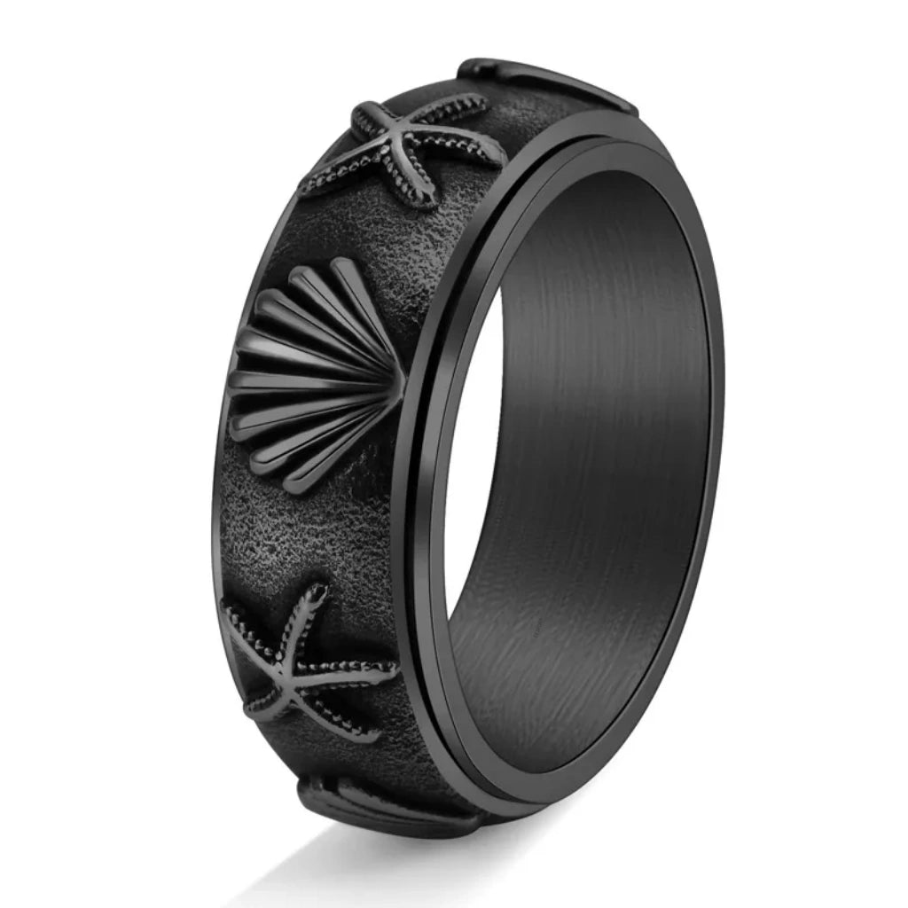 Anxiety Ring (Strand) Zwart