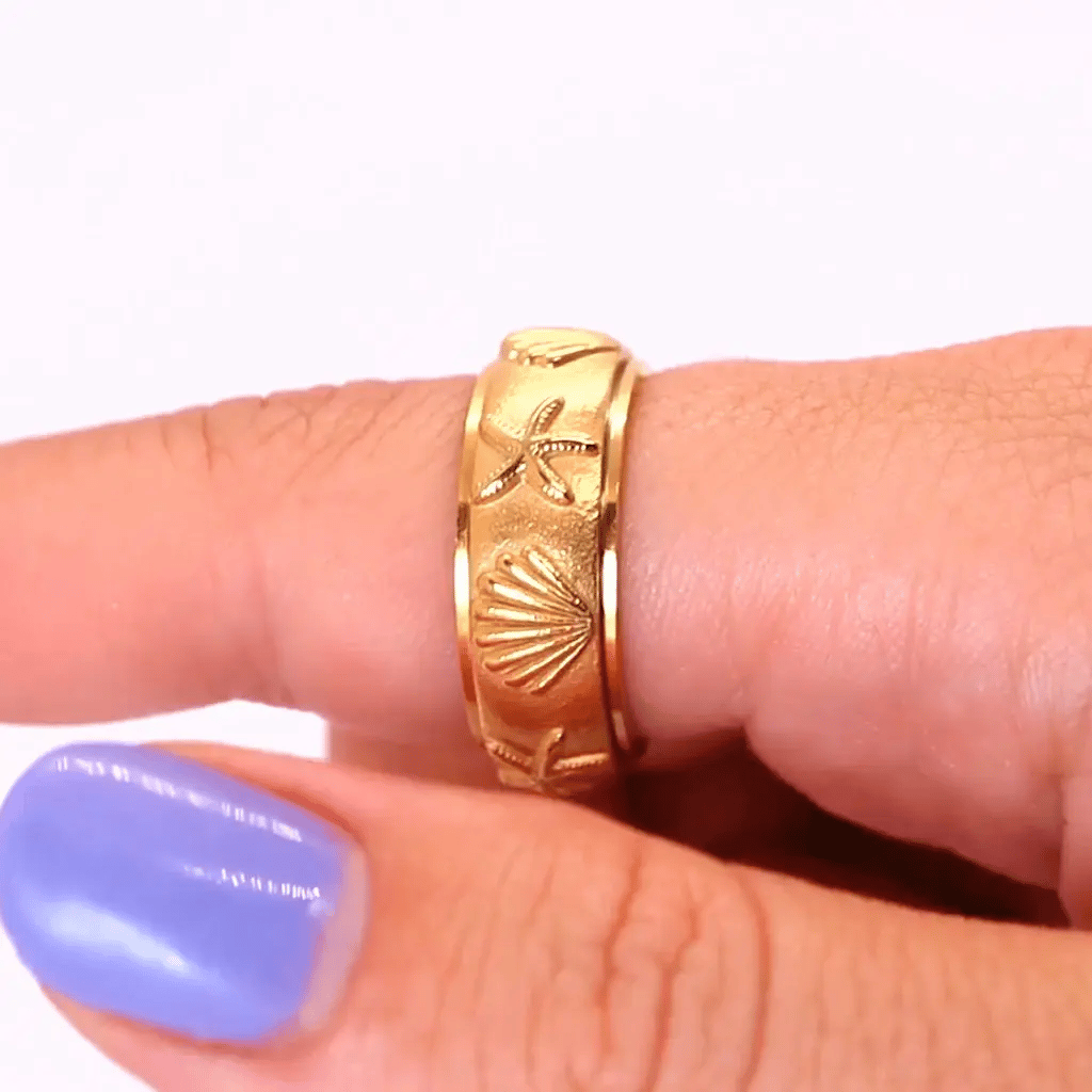 Website video Anxiety Ring (Strand) Goud