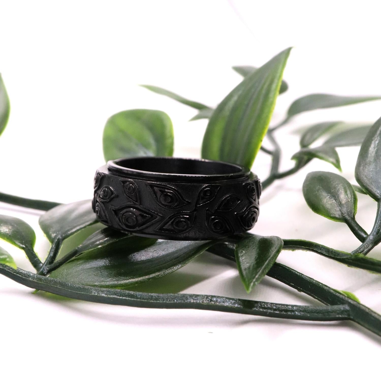 Anxiety Ring (Ogen) Zwart sfeerbeeld 3
